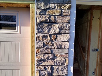 Copper mt ashlar - house facade